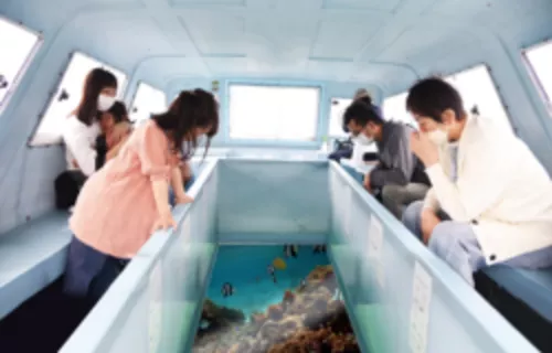 오키나와 카리유시 글래스보트